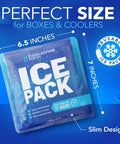Performance Reusable Ice Packs For Lunch Boxes Lunch Bags And Coolers Four Pack Keeps Your Food Cold For Up To Twelve Hours
