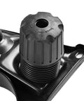 Heavy Duty Office Chair Tilt Control Mechanism Replacement Kit Featuring Single Lever Height Adjustment and Standard Tapered Gas Lift Adapter close-up.