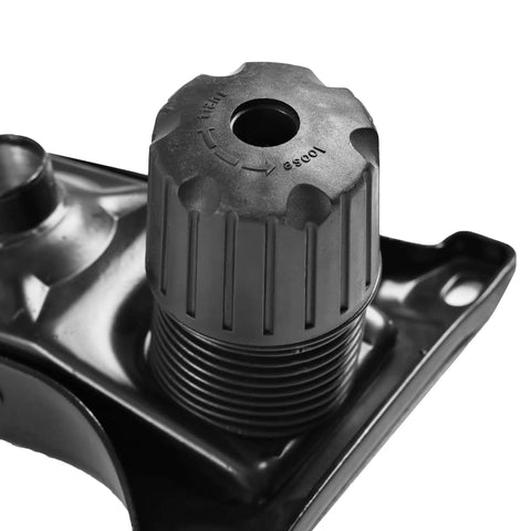 Heavy Duty Office Chair Tilt Control Mechanism Replacement Kit Featuring Single Lever Height Adjustment and Standard Tapered Gas Lift Adapter close-up.