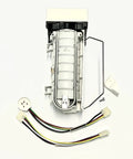 Whirlpool Ice Maker Replacement W10190952 for Whirlpool Refrigerators with wiring harness and components on white background