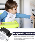 24 Pack Cabinet Magnets Heavy Duty Magnetic Door Catch 15Lb Zinc Cabinet Magnets For Kitchen Closures with child safety