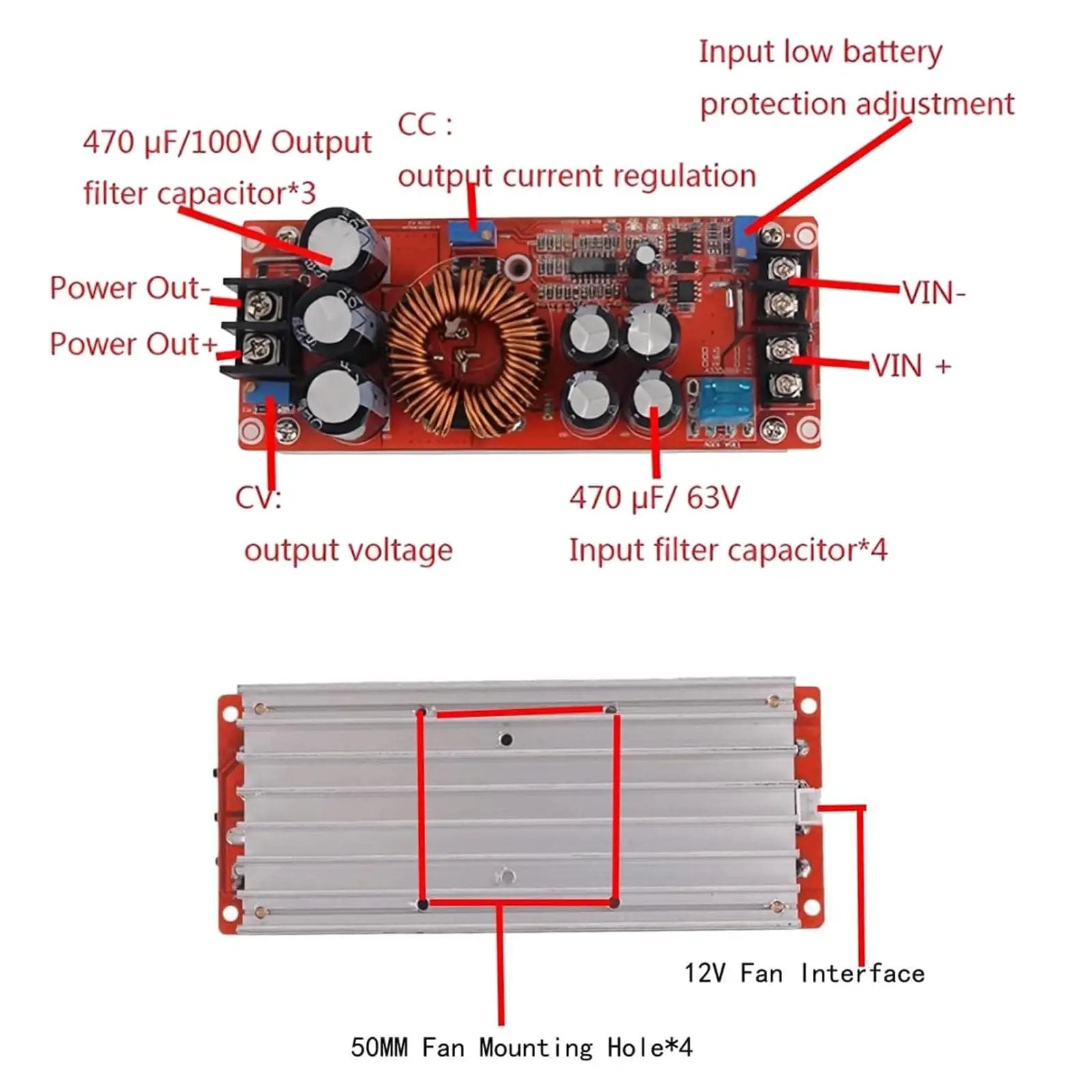 Beefy 1200W 20A DC-DC Boost Converter | High Power ✓
