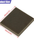 Air Filter Foam for Predator 212cc Engines, size 100mm x 95mm x 15mm, part of Air Filter Foam Kit For Non Hemi Predator 212cc Engines