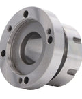 ER40 Collet Lathe Chuck Carbon Steel Heavy Duty Compact Replacement 80 mm Diameter For CNC Milling Machines Back Plate Mount Ready