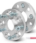 Two 15mm Wheel Spacers 5x4.5 Bolt Pattern 60.1mm Bore With 12x1.5 Studs 5 Lug Adapters Fit Toyota Cars Like Camry Highlander Sienna Avalon