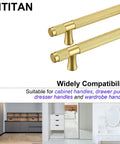 Ten Pack Gold Knurled Cabinet Pulls With 5 Inch Hole Centers 7 Inch Overall Length Brushed Brass Handles For Dresser Cabinets And Wardrobe