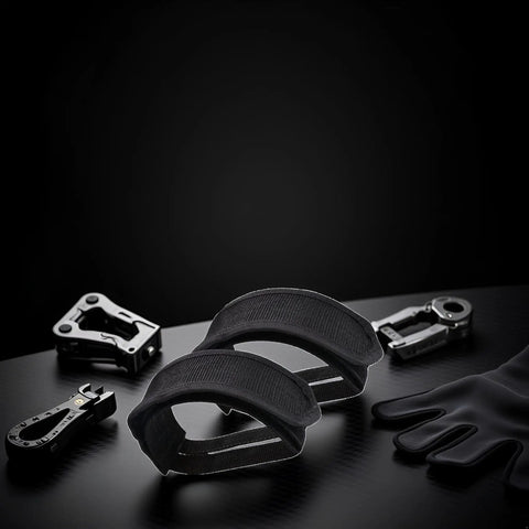 Two Pack Pedal Straps With Toe Clips For Fixed Gear And Kids Bikes Heavy Duty Beam Material Universal Fit Secure Foot Retention
