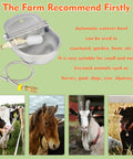 Automatic Animal Drinking Water Bowl With Float Valve Stainless Steel Kit For 1 To 5 Cattle Horses Sheep And Sows Water Saver