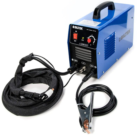 50 Amp Non Pilot Arc Plasma Cutter with Dual Voltage 110V 220V and Pre Attached 110V US Plug for Fast Half Inch Cuts on Metals