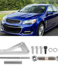 Premium Sbc Alternator Bracket Kit Fits Chevy 350 V8 Long Water Pump Serpentine Belt Setup Robust Silver Metal Heavy Duty Mounting Hardware Perfect For Hot Rods And Cams. Silver aluminum bracket kit with bolts, washers, and adjuster for Chevy 350 long water pump.
