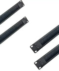 4 Pack 1U Brush Panels For 19 Inch Server Rack showing heavy duty steel frame and nylon bristles for cable organization.