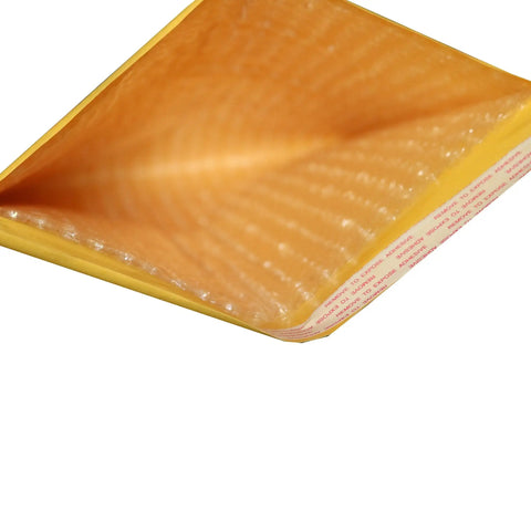 Inside view of Kraft Bubble Mailers Padded Shipping Envelopes 7.25 x 8 Inches With 3 16th Inch Bubble Interior Pack Of 25
