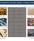 Heavy Duty 12 Drawer Metal Parts Cabinet For Workshop Garage And Office With Corrosion Resistant Galvannealed Steel