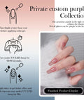 Manicure using Six Piece 15ml Gel Polish Set In Black And White Non Toxic HEMA Free Toluene Free Soak Off Gel Nail Polish Kit For Easy Manicure.