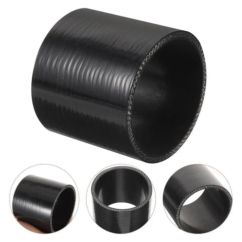 Heavy Duty Silicone Hose Coupler Connector Hydraulic Systems Black Rubber Fitting Durable Easy Install Swap Out Secure Connection black coupler