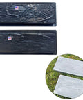 Wooden Board Molds For Concrete Stepping Stones And Garden Walkways, DIY Paver Molds For Patios And Paths, Reusable Plastic Molds Set Of 2