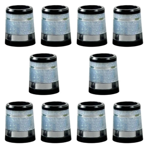 10 Pack Golf Iron Ferrule Adapters End Caps For 0.37 Inch Shaft Easy Trimming And Assembly Light Blue Sleeve Accessory