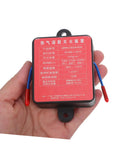 No Sweat Auto Rescue 30G Fire Extinguisher With Super Sticky Back Adhesive For Sedans Trucks And Trailers self-activating unit in hand.