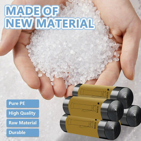 Heavy Duty Knock Box Trash Bags for Commercial Coffee Stations with new PE material