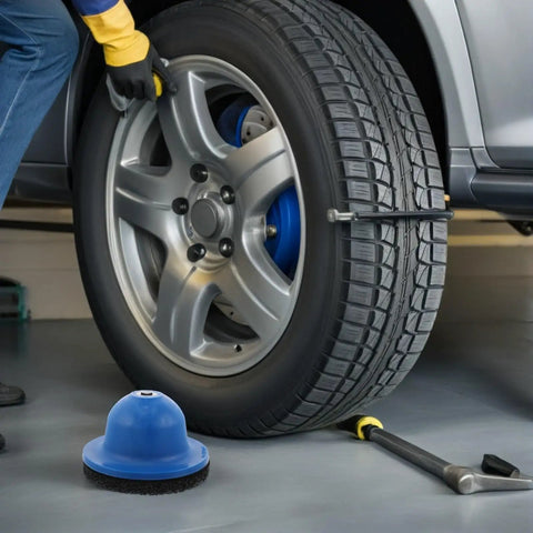 Heavy Duty Polishing Wheel Kit For Car Brakes And Rims With Silicon Carbide Abrasive, Wire Brush Grinders cleaning wheel.
