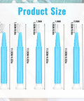 Five Piece Ceramic Insulated Screwdriver Set For Precision Electronics Repair And Watchmaking Includes Anti Static Slotted Tools showing tip sizes of 1.3mm to 2.6mm.