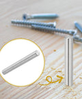 Eight Mm By Eighty Mm Dowel Pin Set Of Four In 304 Stainless Steel Silver for shelves and furniture fixing, close-up view.