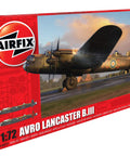 Box of Avro Lancaster B.III WW2 Airplane Model Kit Gift Set In 1:72 Scale For Adults And Kids 8 Plus, Skill Level 3