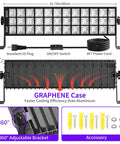 Beast 100W LED Black Light Bar IP66 Waterproof With Plug And Switch 6ft Cord, shown with 360° bracket and accessories.