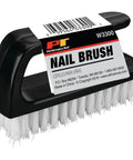 Ergonomic Nail Brush With Easy Grip Handle And Tough Nylon Bristles That Blast Dirt, ideal for cleaning nails and grime busting.