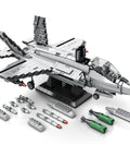 F-35 Fighter Jet Building Blocks Set With 1,490 Pieces For A Boss Level Military Model Build Realistic Stealth Aircraft on display