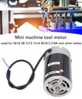 Beefy 550W Mini Lathe Motor With Low Noise And High Torque Drive 6000 RPM Max Stable Iron Construction For 7x14 CJ18A Lathes 110V