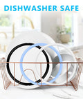 Three Pack 6 Qt Silicone Sealing Ring Set For Electric Pressure Cookers Replacement Gasket For Duo60 Lux60 Duo50 Smart60 Csg60 Food Grade Silicone Fits 6 Qt Models And More in dish rack