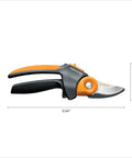 PowerGear2 Pruning Shears With Rolling Handle For Effortless Pruning Three Quarters Inch Cut Capacity Bypass Pruner With UltraBlade Coating And SoftGrip