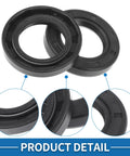 nitrile rubber shaft oil seal 25x41.25x7mm, 5-pack