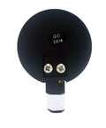 Bottom Fitting Sprayer Pressure Gauge 0-100 Psi, 2 Inch Dial, 1/4 Inch MIPT, OEM Replacement Part For Sprayers, backside view