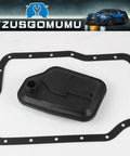 4F27E FN4A Transmission Filter Kit With Oil Pan Gasket For 1998-2018 Ford Focus Fiesta EcoSport Mazda 5 6 8 Axela Wagon Verisa Biante Replaces FN01-21-500 XS4Z-7A098-AB, featuring transmission filter and gasket in black