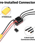 Beast 120A Waterproof Brushless ESC with XT90 and 4mm connectors for 1 to 10 RC Cars Trucks Buggies Truggies Sensorless 2 4S LiPo Ready