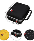 Ultimate Heavy Duty Hard Case For Dymo Rhino 4200 Label Maker, compact EVA armor case with zippers, water-resistant, protective.