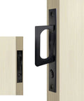 Pocket Door Edge Pull With Push Auto Bounce Switch Slick Brushed Nickel Black Finish Sliding Door Hardware flush hidden handle on wood door