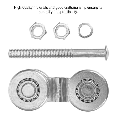 Heavy Duty Sliding Door Pulley Track Roller For Industrial Gates And Doors 200 Kg Load Capacity Steel Hanging Wheel parts