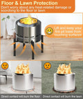 Universal Fire Pit Stand For 15 To 27 Inch Pits Adjustable Wing Screws Fits Solo Stove Bonfire Ranger Yukon And Other 15 27 Inch Outdoor Fire Pits Metal Black Durable And Easy Setup Built Tough protecting floor and lawn from heat damage.