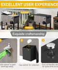 Image of 80 Quart Rolling Patio Cooler With Bottle Opener And Cap Catcher in outdoor and indoor settings.