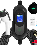 Go To Level 2 EV Charger For All North American EVs Fast 50 Amp 240 Volt Home Charger With Up To 11 kW Max Includes J1772 Plug