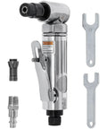Top Rated Heavy Hitter Air Die Grinder 1/4 Inch 25000 Rpm Variable Speed Throttle with accessories and wrenches for precision work.