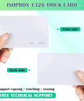 Writable 26-Bit CR80 Proximity RFID Cards 125KHz Weigand Prox Blank ISOProx 1386 1326 Compatible Printable Front And Back