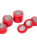 Fresh 20 Piece Garden Hose Washers With Stainless Steel Mesh Screen Filter And Rubber Seal For 1 Inch Water Supply Anti Clog Repair Kit on white background