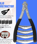 Starting Clamp For Tennis And Badminton Stringing With Four Springs Beefy Zinc Alloy Body And Spring Steel Clamp