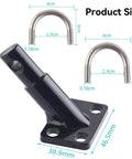Universal Bike Trailer Hitch Coupler Attachment For Kids And Pets Gear, Upgraded 2025 Connector dimensions and hardware