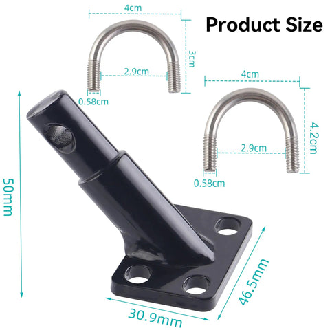 Universal Bike Trailer Hitch Coupler Attachment For Kids And Pets Gear, Upgraded 2025 Connector dimensions and hardware