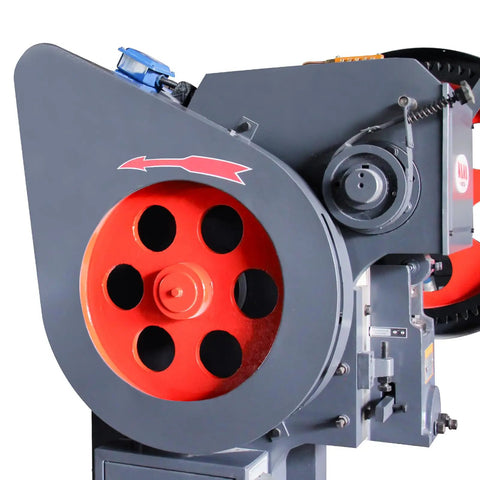 25 Ton Mechanical Punch Press Machine Workhorse For Metalworking And Fabrication, Eccentric C Frame Punch Tool side view